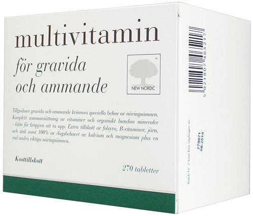 New Nordic Multivitamin for Pregnant and Breastfeeding 270 pcs