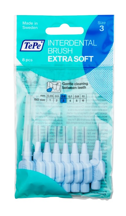 TePe Spacer brush x-soft 0.6 8 PCs BLUE